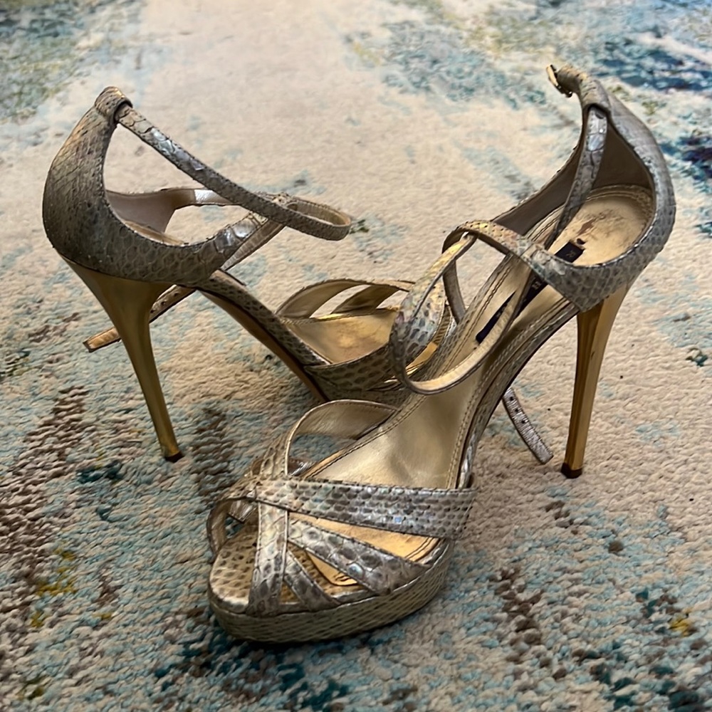 Gold Snake Skin Purple Label Ralph Lauren